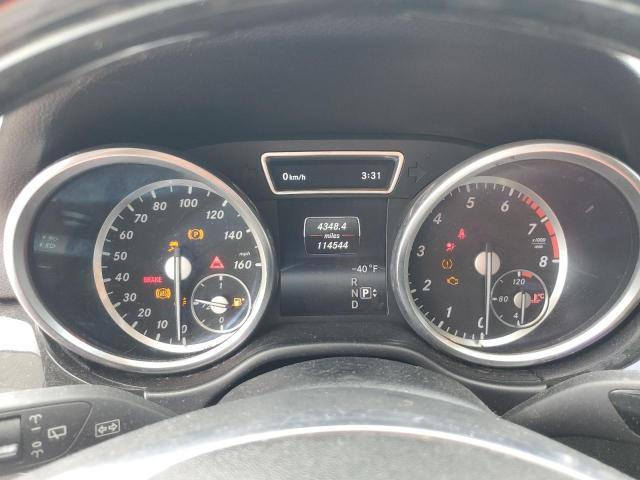 4JGDA5JB3FA607326 - 2015 MERCEDES-BENZ ML 350 Ақ фото 9