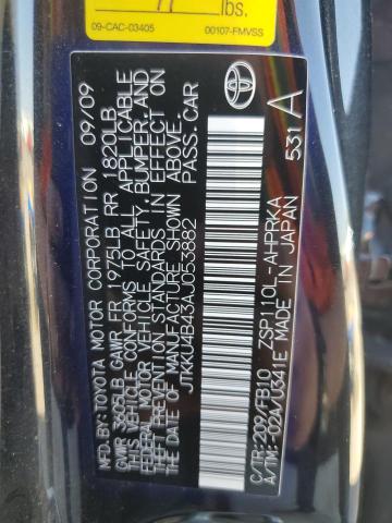 JTKKU4B43AJ053882 - 2010 TOYOTA SCION XD 黑色 照片 12