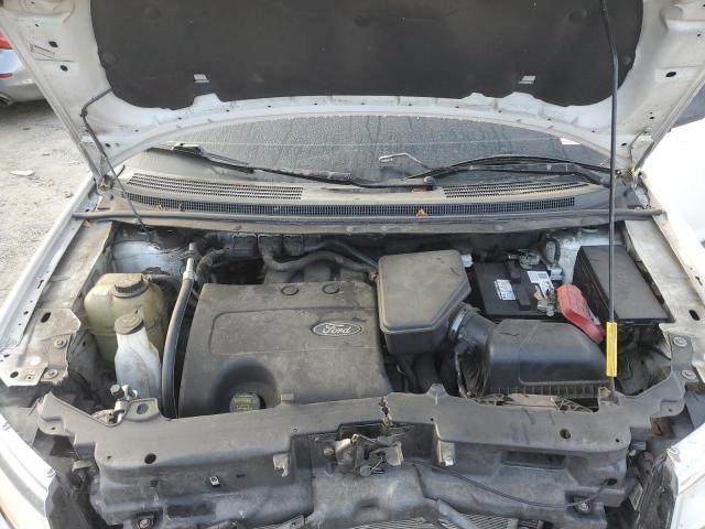 2FMDK3JCXBBB38955 - 2011 FORD EDGE SEL WHITE photo 12