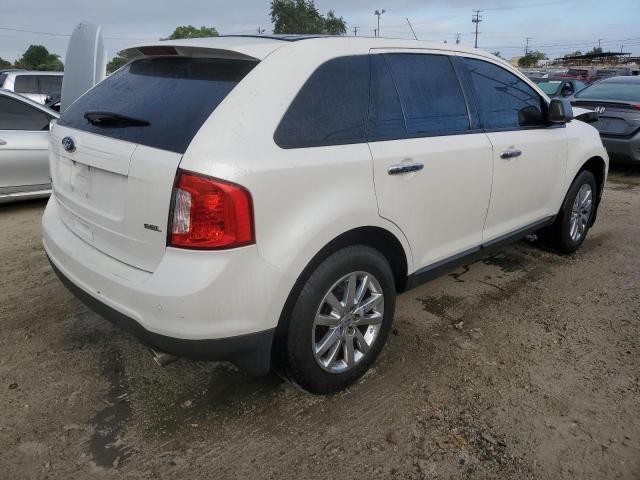 2FMDK3JCXBBB38955 - 2011 FORD EDGE SEL WHITE photo 3