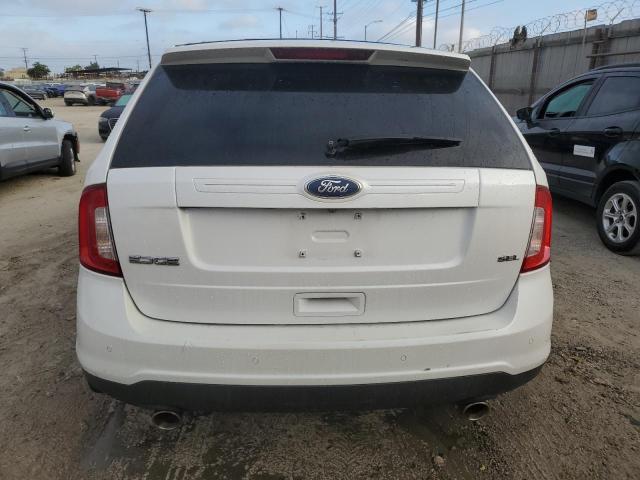 2FMDK3JCXBBB38955 - 2011 FORD EDGE SEL WHITE photo 6