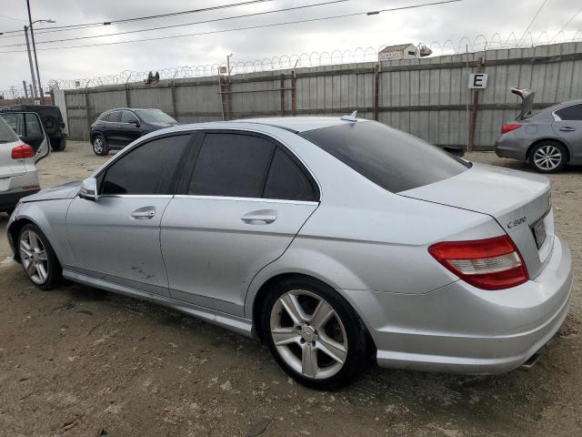 WDDGF8BB3BF533959 - 2011 MERZ C 300 4MATIC SILVER photo 2