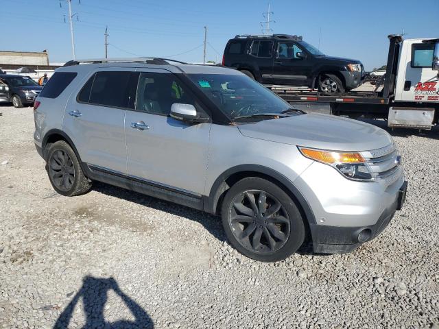 1FM5K8F83DGA11532 - 2013 FORD EXPLORER LIMITED فضي صورة 4
