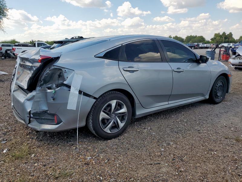 19XFC2F60KE049833 - 2019 HONDA CIVIC LX Argent photo 3
