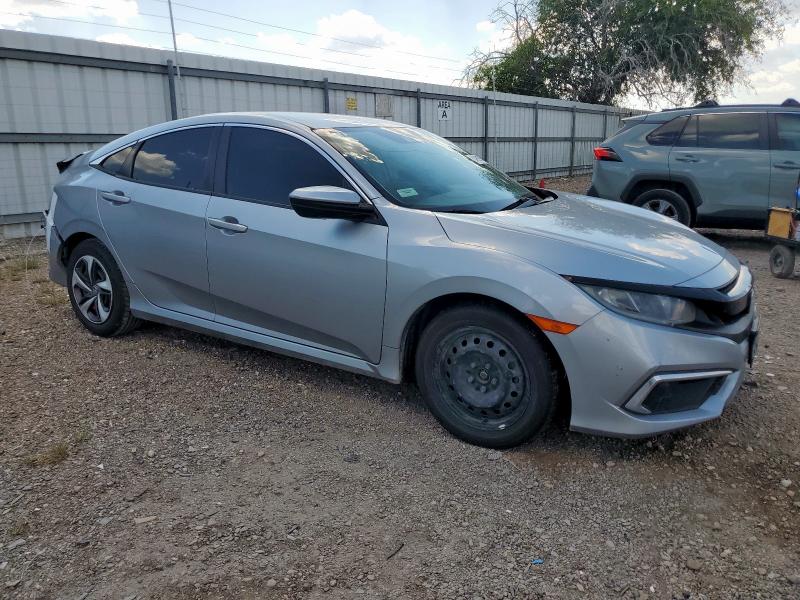 19XFC2F60KE049833 - 2019 HONDA CIVIC LX Argent photo 4