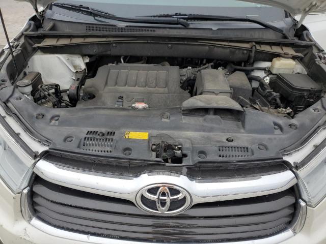 5TDKKRFH3FS117825 - 2015 TOYOTA HIGHLANDER XLE WHITE photo 12