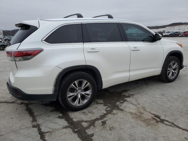 5TDKKRFH3FS117825 - 2015 TOYOTA HIGHLANDER XLE WHITE photo 3