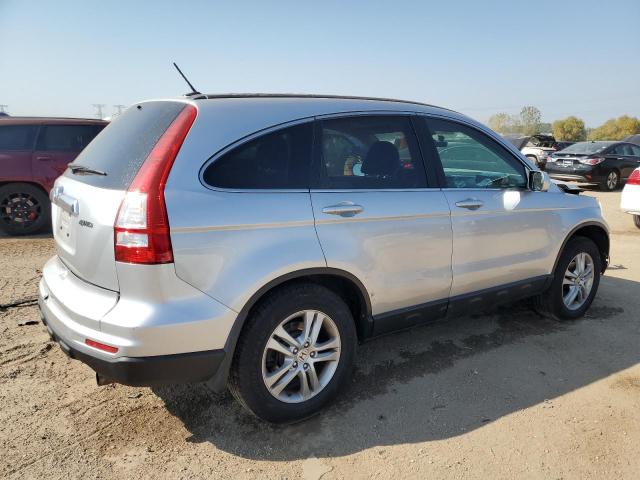 JHLRE4H71AC007169 - 2010 HONDA CR-V EXL SILVER photo 3