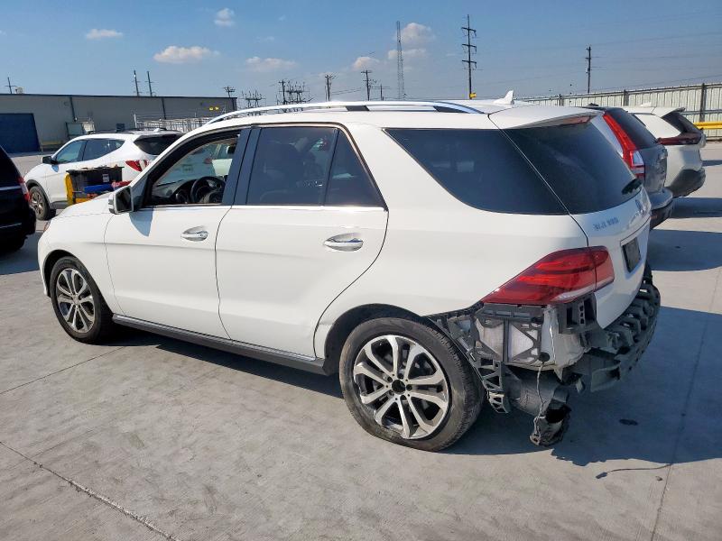 4JGDA5JB4GA654530 - 2016 MERCEDES-BENZ GLE 350 WHITE photo 2