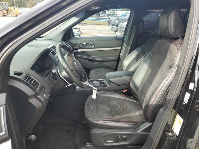 1FM5K7D83JGA38013 - 2018 FORD EXPLORER XLT BLACK photo 7