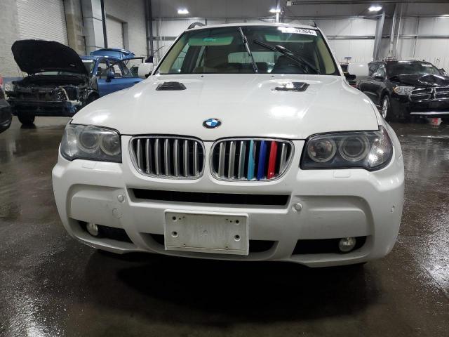 WBXPC93437WF11529 - 2007 BMW X3 3.0SI WHITE photo 5