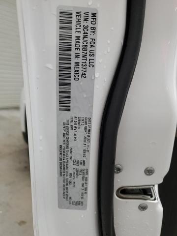 3C4NJCBB7NT137742 - 2022 JEEP COMPASS LATITUDE WHITE photo 13