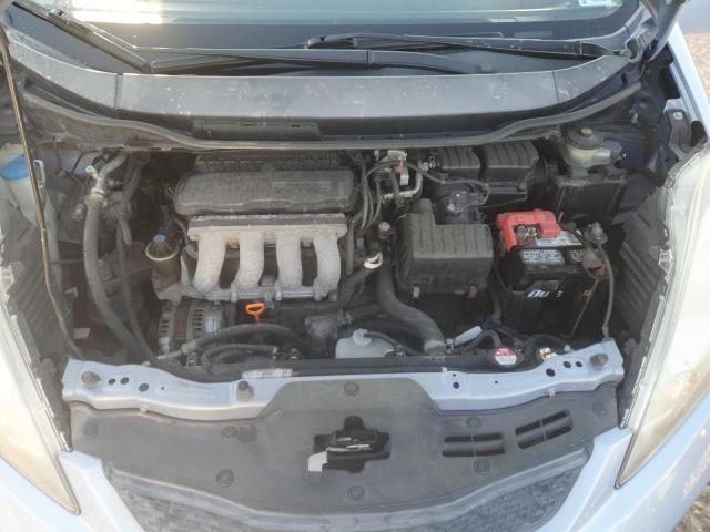 JHMGE8G45AC037809 - 2010 HONDA FIT SPORT BLUE photo 11