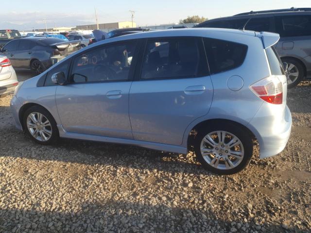 JHMGE8G45AC037809 - 2010 HONDA FIT SPORT BLUE photo 2