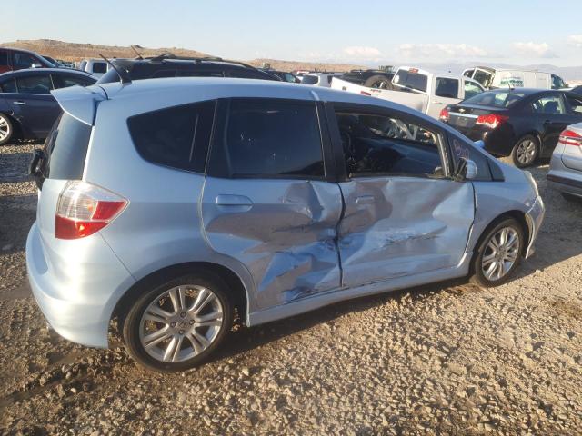 JHMGE8G45AC037809 - 2010 HONDA FIT SPORT BLUE photo 3