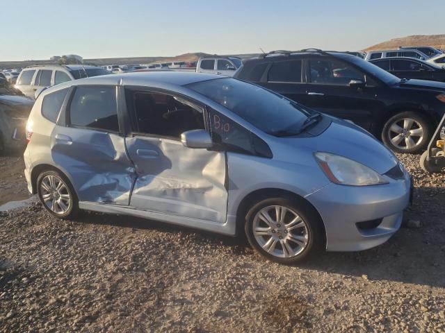 JHMGE8G45AC037809 - 2010 HONDA FIT SPORT BLUE photo 4