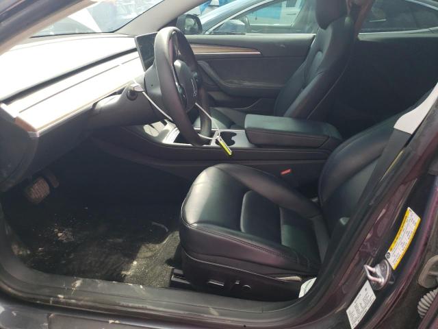 5YJ3E1EA5PF466878 - 2023 TESLA MODEL 3 Gris foto 7