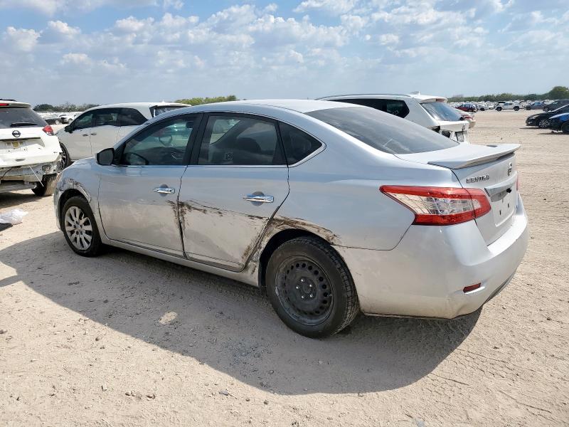 3N1AB7AP5EY205929 - 2014 NISSAN SENTRA S 银色 照片 2