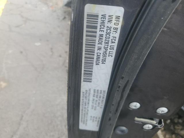 2C3CDZBT3PH597054 - 2023 DODGE CHALLENGER R/T ნაცრისფერი ფოტო 12