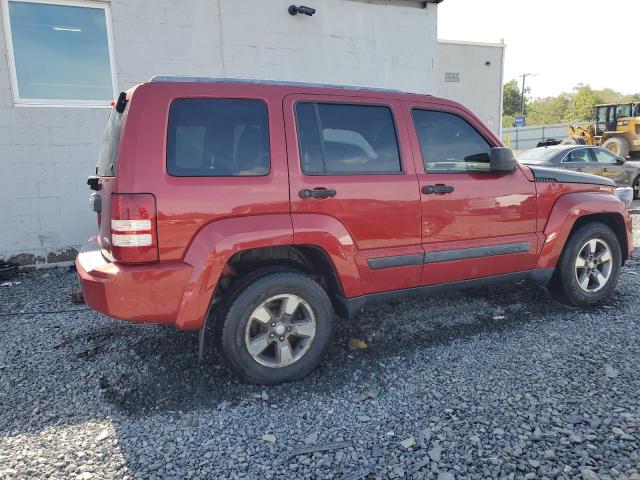 1J8GN28K58W171961 - 2008 JEEP LIBERTY SPORT BURGUNDY photo 3