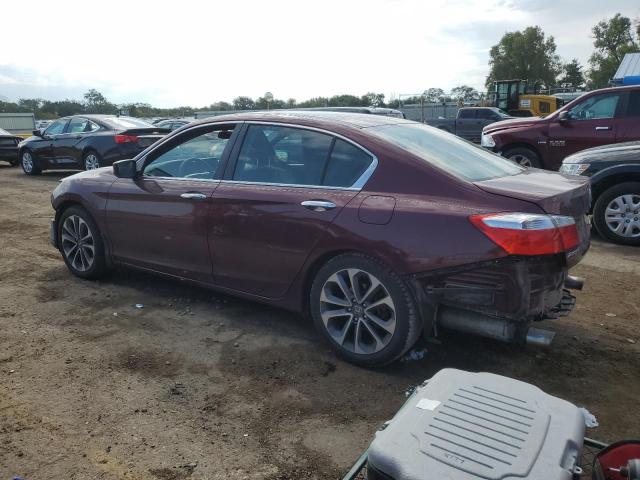 1HGCR2F57FA209306 - 2015 HONDA ACCORD SPORT ბურგუნდია ფოტო 2