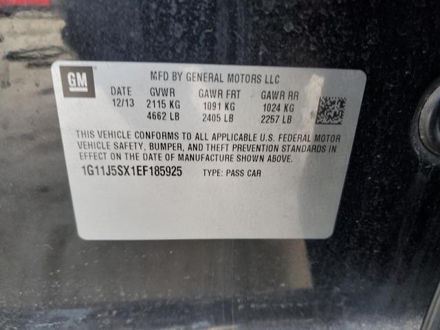 1G11J5SX1EF185925 - 2014 CHEVROLET MALIBU LTZ 黑色 照片 12