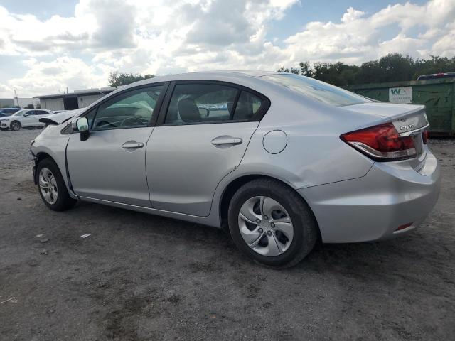 19XFB2F5XEE040751 - 2014 HONDA CIVIC LX 银色 照片 2