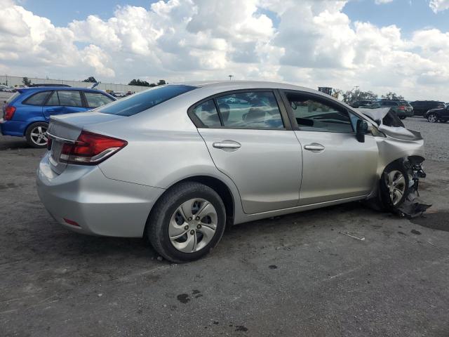 19XFB2F5XEE040751 - 2014 HONDA CIVIC LX 银色 照片 3