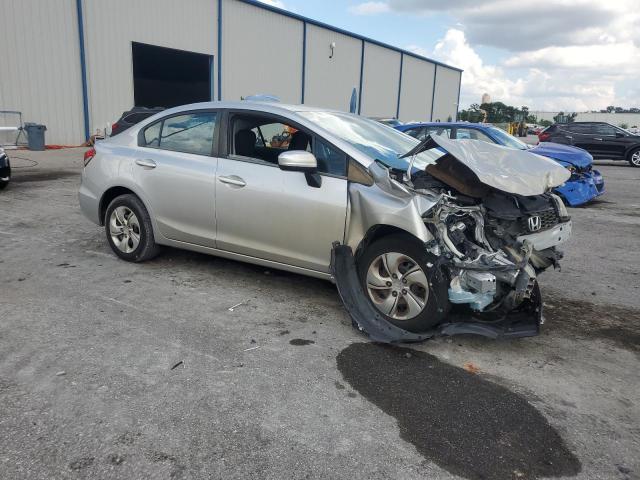 19XFB2F5XEE040751 - 2014 HONDA CIVIC LX 银色 照片 4