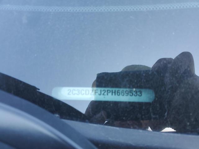 2C3CDZFJ2PH669533 - 2023 DODGE CHALLENGER R/T SCAT PACK GRAY photo 12