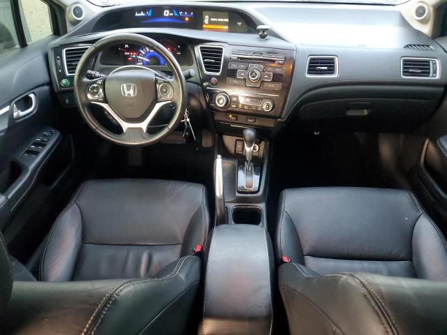 2HGFB2F91DH550770 - 2013 HONDA CIVIC EXL შავი ფოტო 8