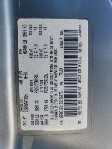 1B7HC16Y1SS136173 - 1995 DODGE RAM 1500 Gris foto 24