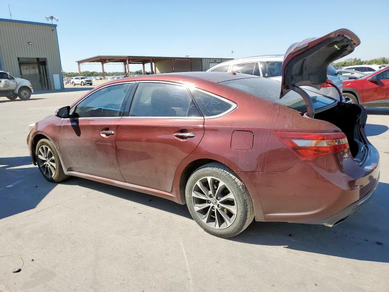 4T1BK1EB9GU231142 - 2016 TOYOTA AVALON XLE BURGUNDY photo 2