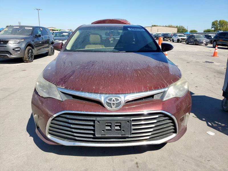 4T1BK1EB9GU231142 - 2016 TOYOTA AVALON XLE BURGUNDY photo 5