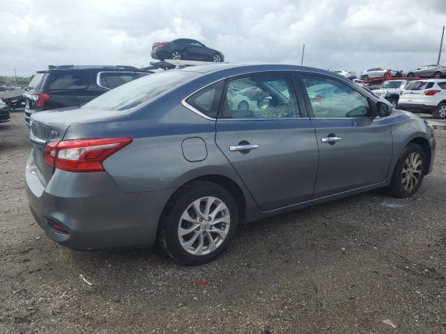 3N1AB7AP1KY340434 - 2019 NISS SENTRA S GRAY photo 3