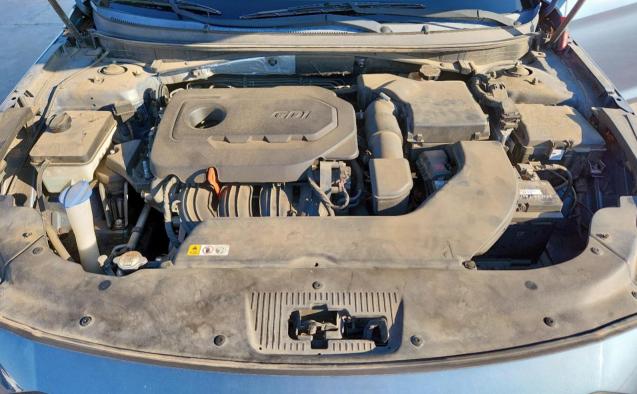 5NPE34AF8FH154829 - 2015 HYUNDAI SONATA SPORT BLUE photo 11