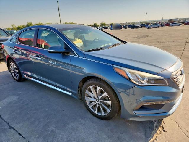 5NPE34AF8FH154829 - 2015 HYUNDAI SONATA SPORT BLUE photo 4