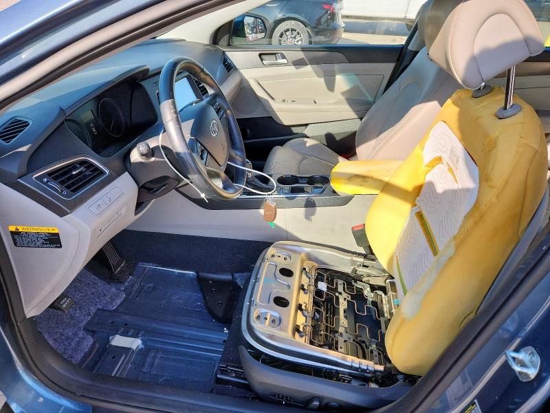 5NPE34AF8FH154829 - 2015 HYUNDAI SONATA SPORT BLUE photo 7