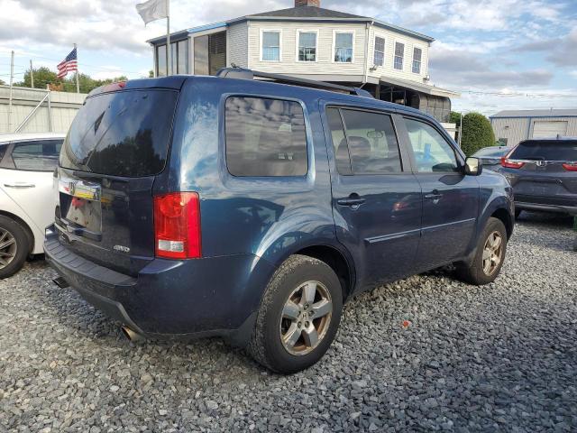 5FNYF4H47BB098870 - 2011 HONDA PILOT EX BLUE photo 3