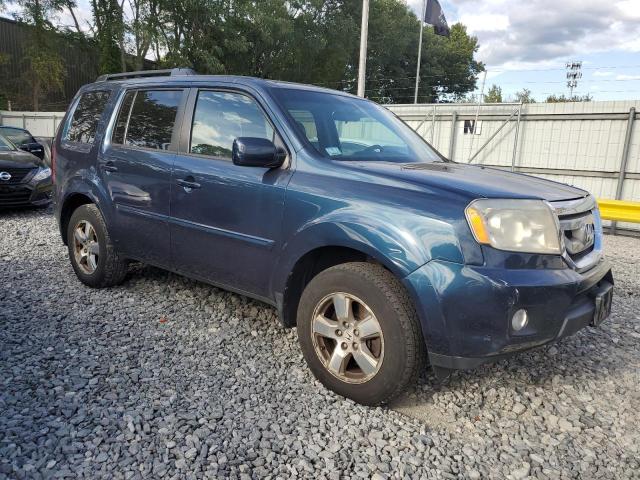 5FNYF4H47BB098870 - 2011 HONDA PILOT EX BLUE photo 4