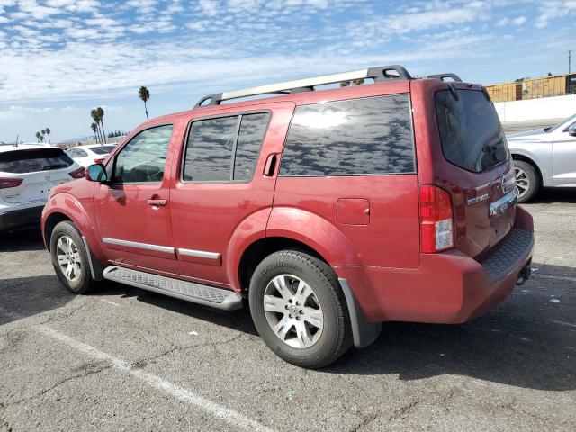 5N1AR18U58C640170 - 2008 NISSAN PATHFINDER S RED photo 2