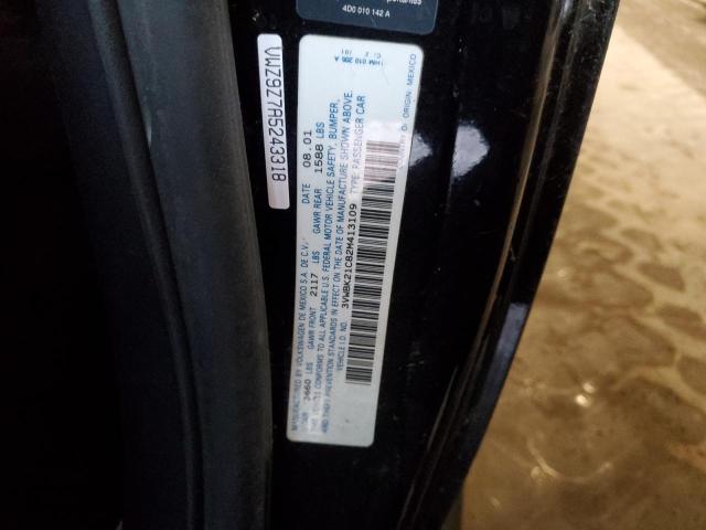 3VWBK21C82M413109 - 2002 VOLKSWAGEN NEW BEETLE GL 黑色 照片 12