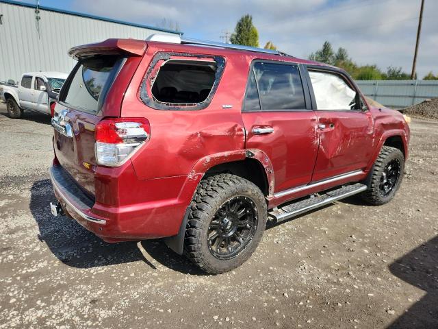 JTEBU5JR0A5012401 - 2010 TOYOTA 4RUNNER SR5 BURGUNDY photo 3