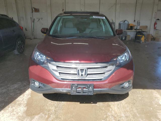 5J6RM4H57EL001245 - 2014 HONDA CR-V EX 勃艮第红 照片 5