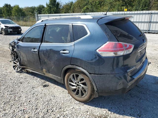 5N1AT2MV2FC914153 - 2015 NISSAN ROGUE S BLUE photo 2