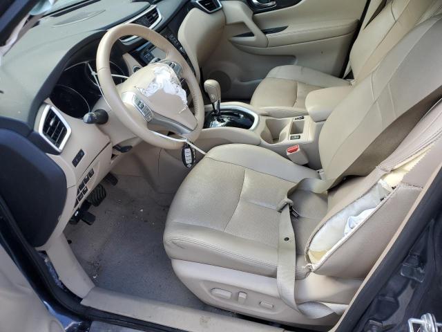 5N1AT2MV2FC914153 - 2015 NISSAN ROGUE S BLUE photo 7