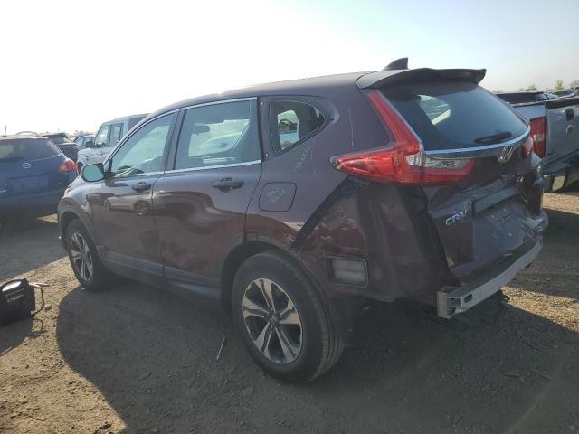 2HKRW6H3XKH203474 - 2019 HONDA CR-V LX MAROON photo 2