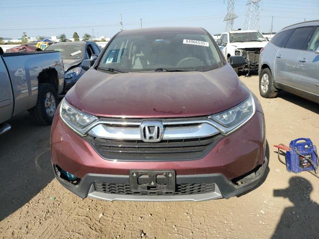 2HKRW6H3XKH203474 - 2019 HONDA CR-V LX MAROON photo 5
