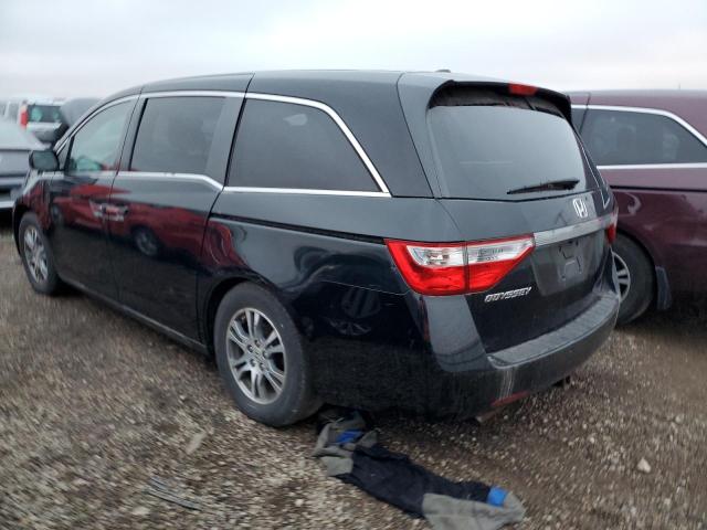 5FNRL5H6XBB065544 - 2011 HONDA ODYSSEY EXL BLACK photo 2
