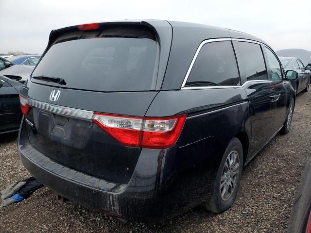 5FNRL5H6XBB065544 - 2011 HONDA ODYSSEY EXL BLACK photo 3